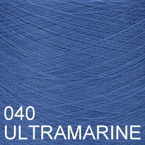 MACHINE KNITTING CONE YARN 50/50 COTTON ACRYLIC 1300 g 040 ULTRAMARINE