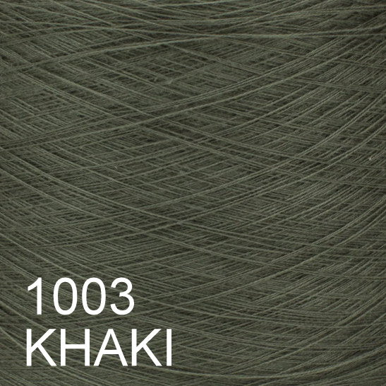 MACHINE KNITTING CONE YARN 50/50 COTTON ACRYLIC 1300 g 1003 KHAKI