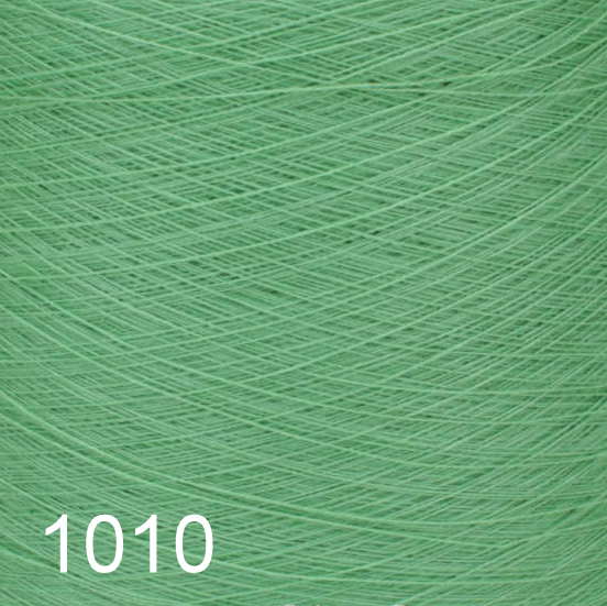 MACHINE KNITTING CONE YARN 50/50 COTTON ACRYLIC 1300 g 1010 GRASS