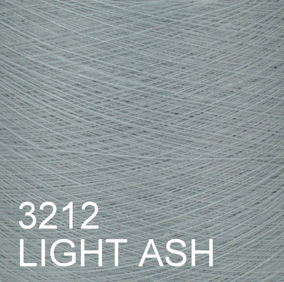 MACHINE KNITTING CONE YARN 50/50 COTTON ACRYLIC 1300 g 3212 LIGHT ASH