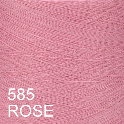 MACHINE KNITTING CONE YARN 50/50 COTTON ACRYLIC 1300 g 585 ROSE