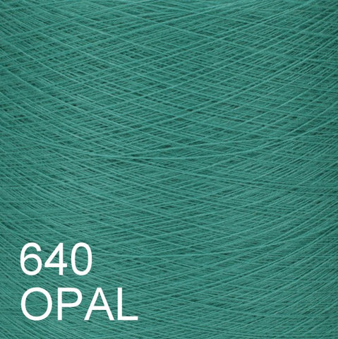 MACHINE KNITTING CONE YARN 50/50 COTTON ACRYLIC 1300 g 640 OPAL