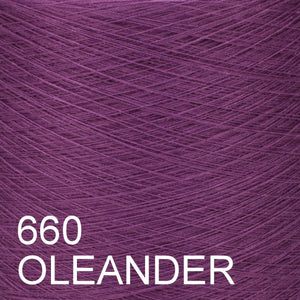 MACHINE KNITTING CONE YARN 50/50 COTTON ACRYLIC 1300 g 660 OLEANDER