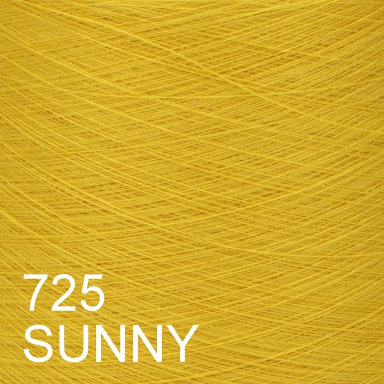 MACHINE KNITTING CONE YARN 50/50 COTTON ACRYLIC 1300 g 725 SUNNY