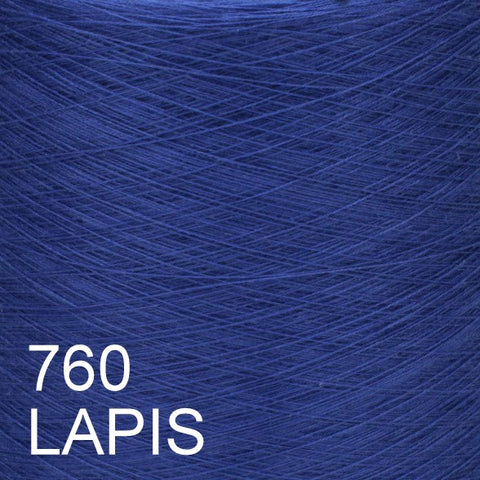 MACHINE KNITTING CONE YARN 50/50 COTTON ACRYLIC 1300 g 760 LAPIS