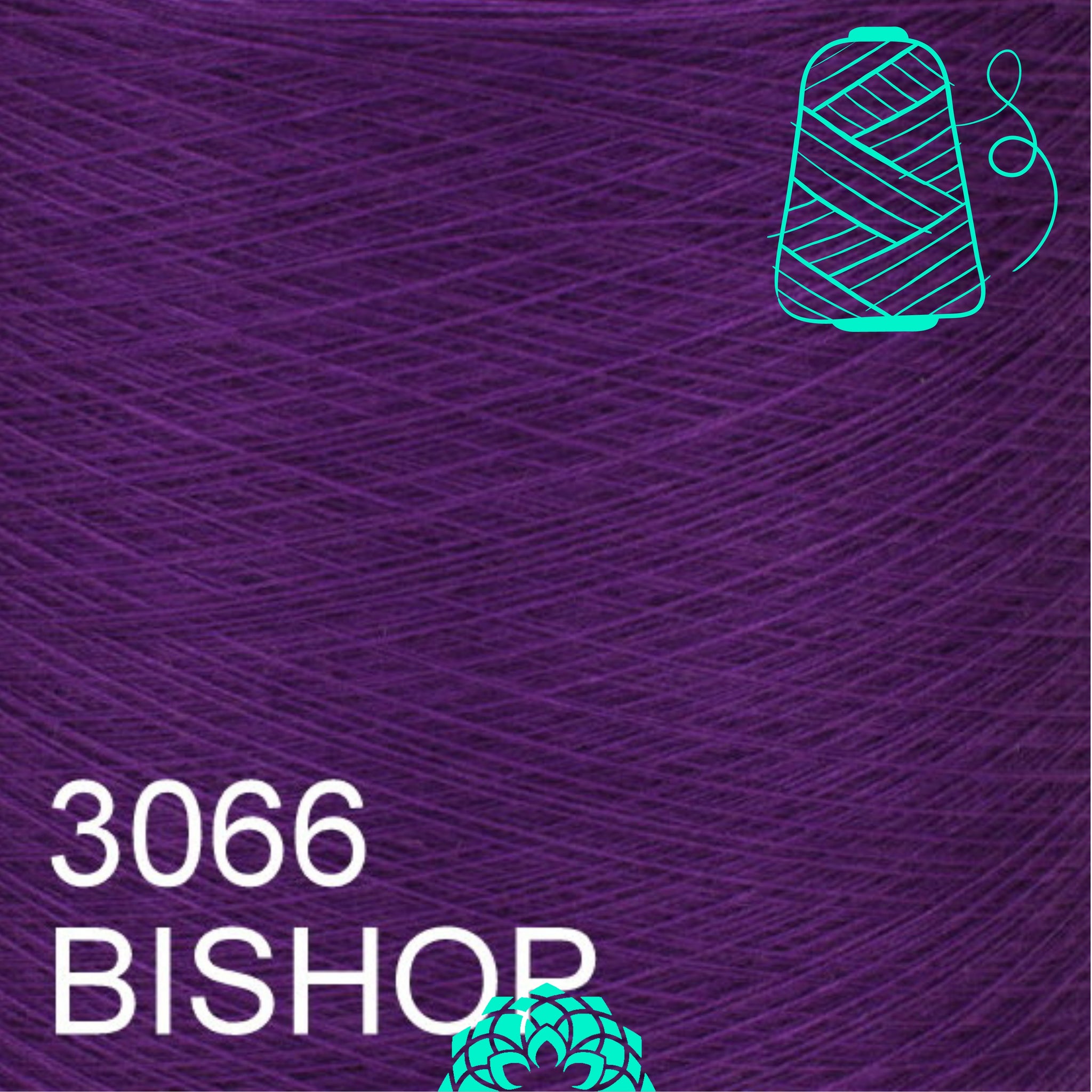 MACHINE KNITTING CONE YARN 50/50 COTTON ACRYLIC 1300 g 3066 BISHOP