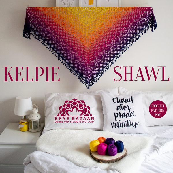 KELPIE Shawl Crochet Pattern